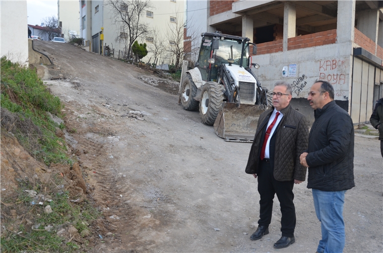 Korgan’da Yol Çalışmaları Yerinde İncelendi