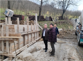 Camii İmam Evi İçin Beton Desteği Sağlandı