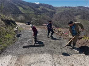 Yeşilalan Mahallesi’nde Beton Yol Çalışmaları Sürüyor